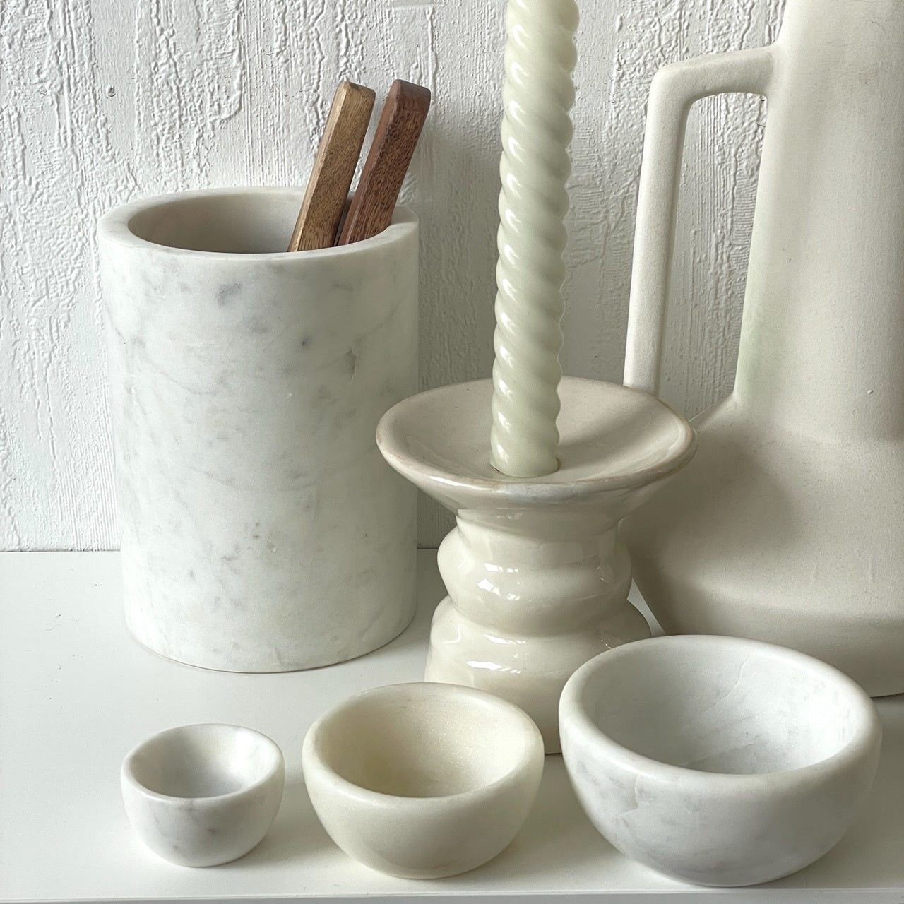 Set 3 mini bowls Mármol
