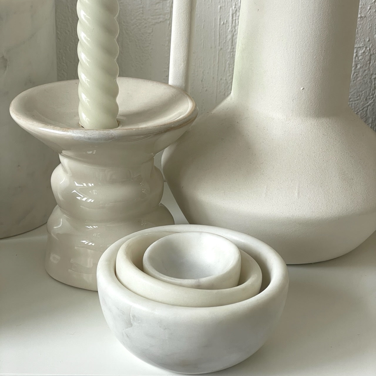 Set 3 mini bowls Mármol