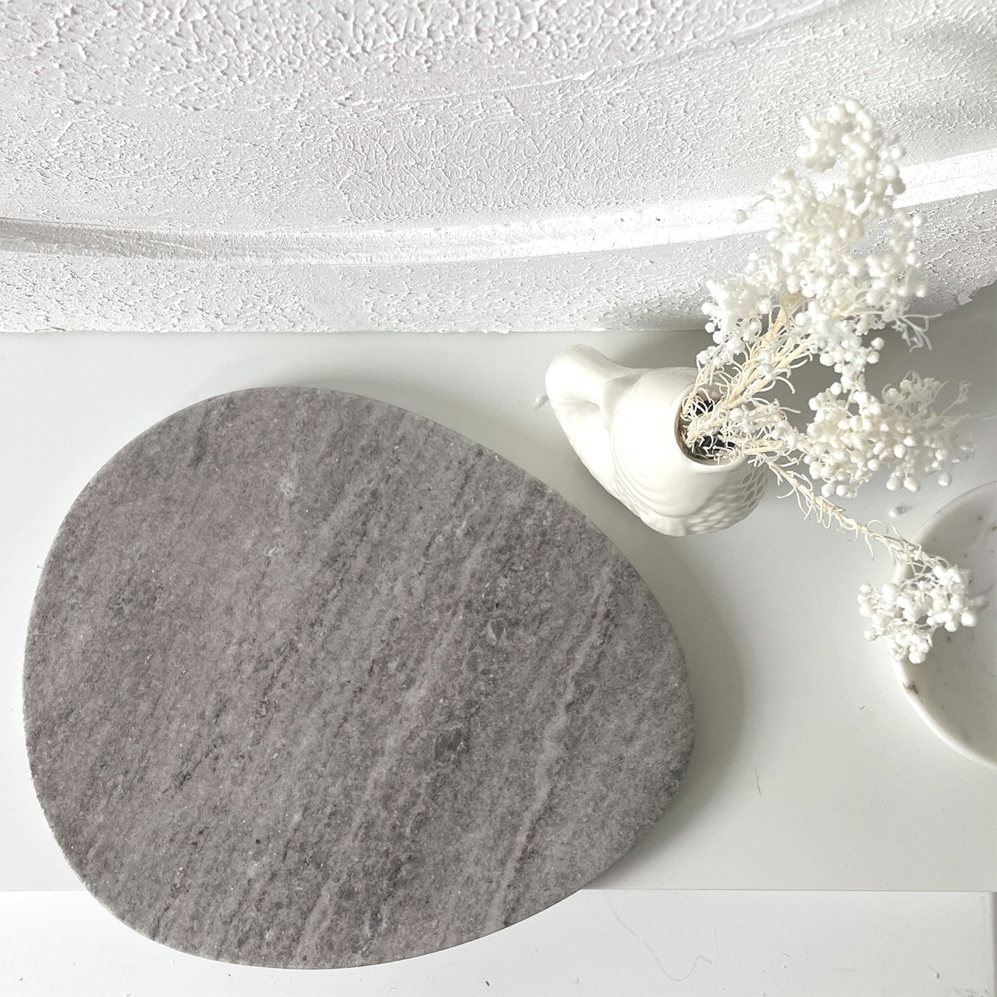 Plato decorativo / Tabla mármol organic
