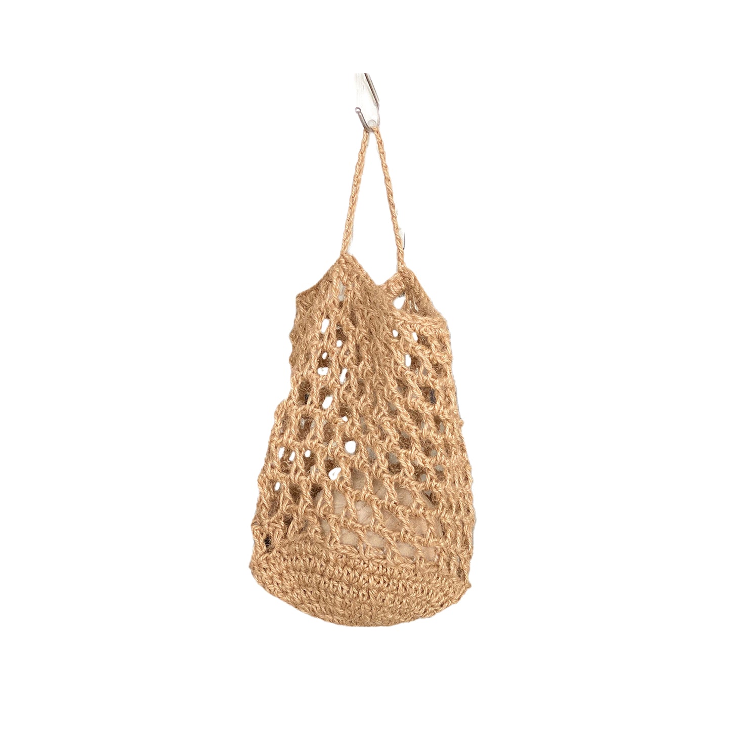 Cesta colgante yute