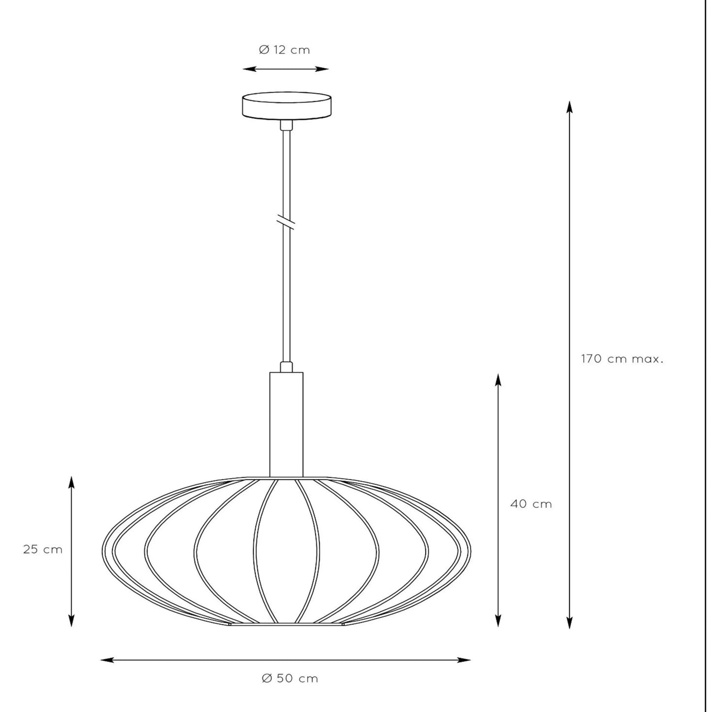 Lámpara colgante Sara - Beige - Big Pig Chile