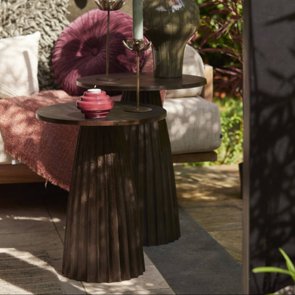 Mesa lateral Monica - dark brown