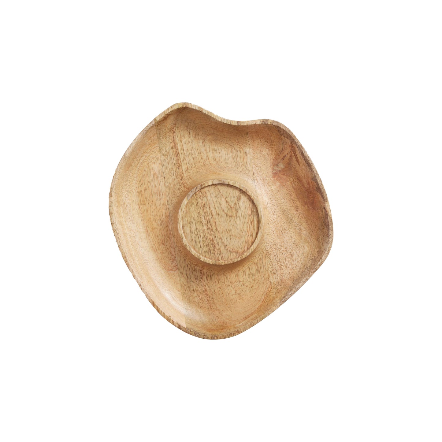 Porta velas Wooden - Natural Ø24,5cm