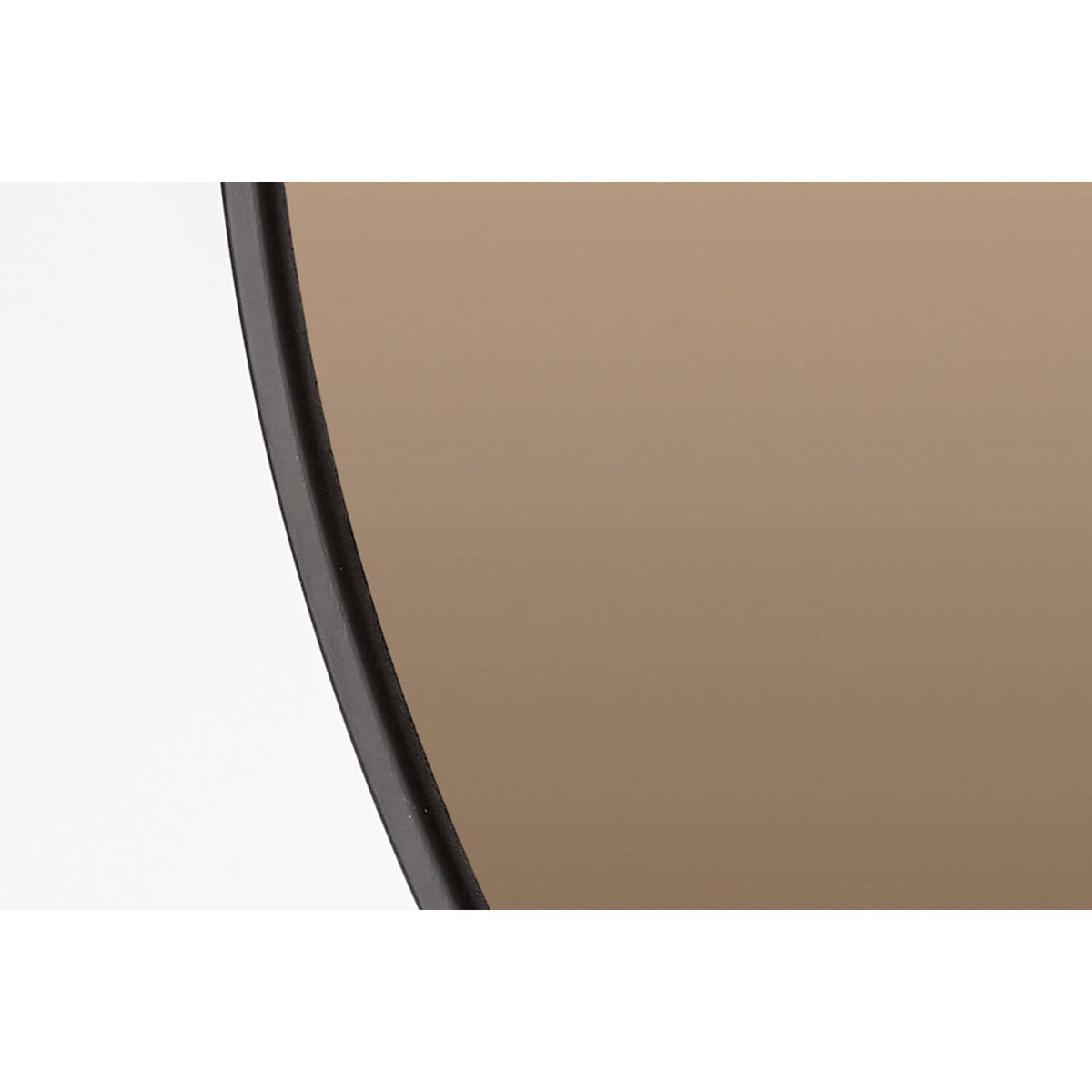 Espejo Brown Ø70 cm + borde black