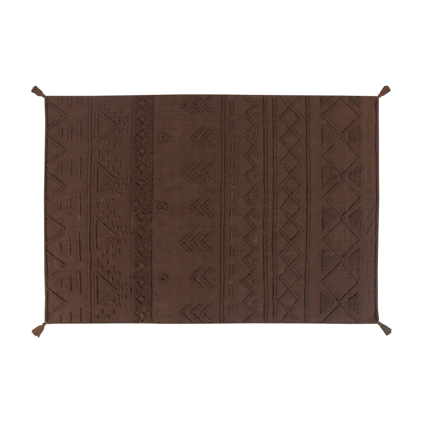 Alfombra Lavable Tribu Café Tierra