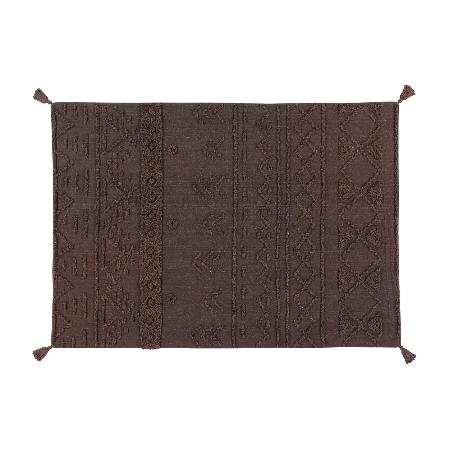 Alfombra Lavable Tribu Café Tierra