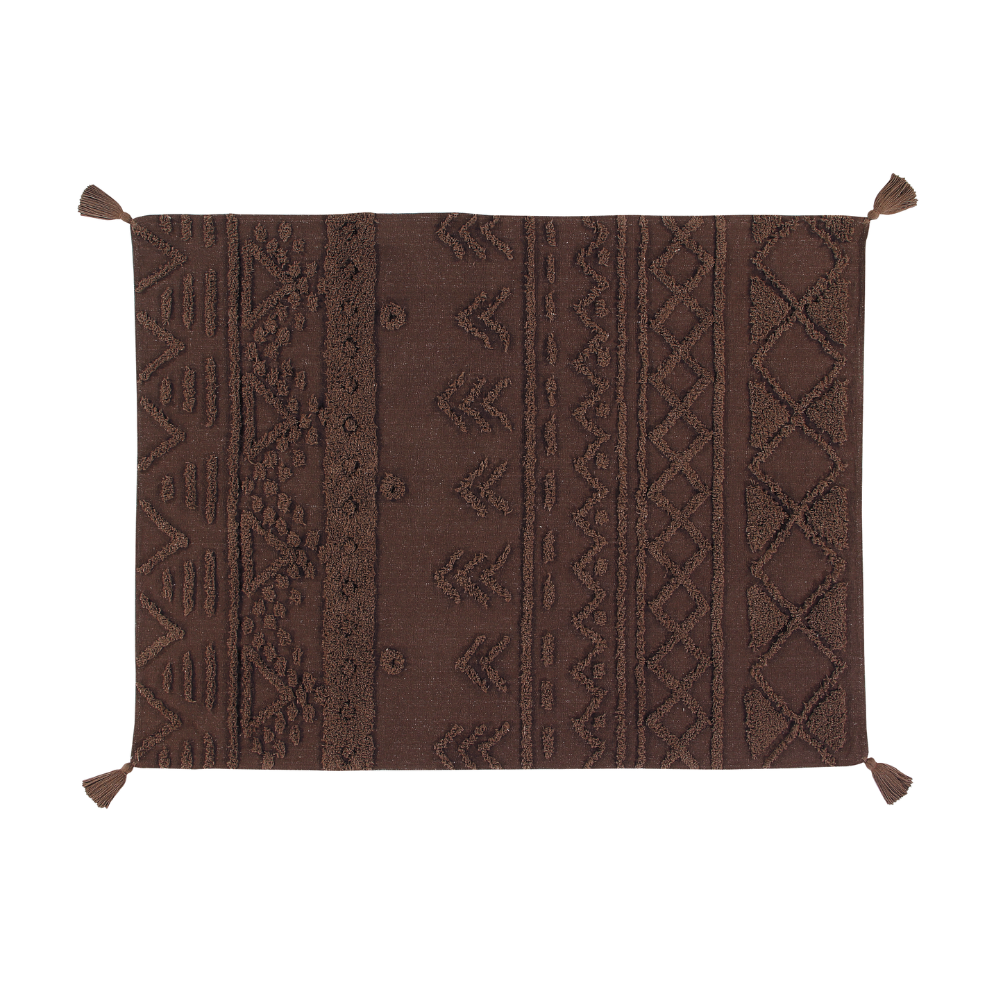 Alfombra Lavable Tribu Café Tierra