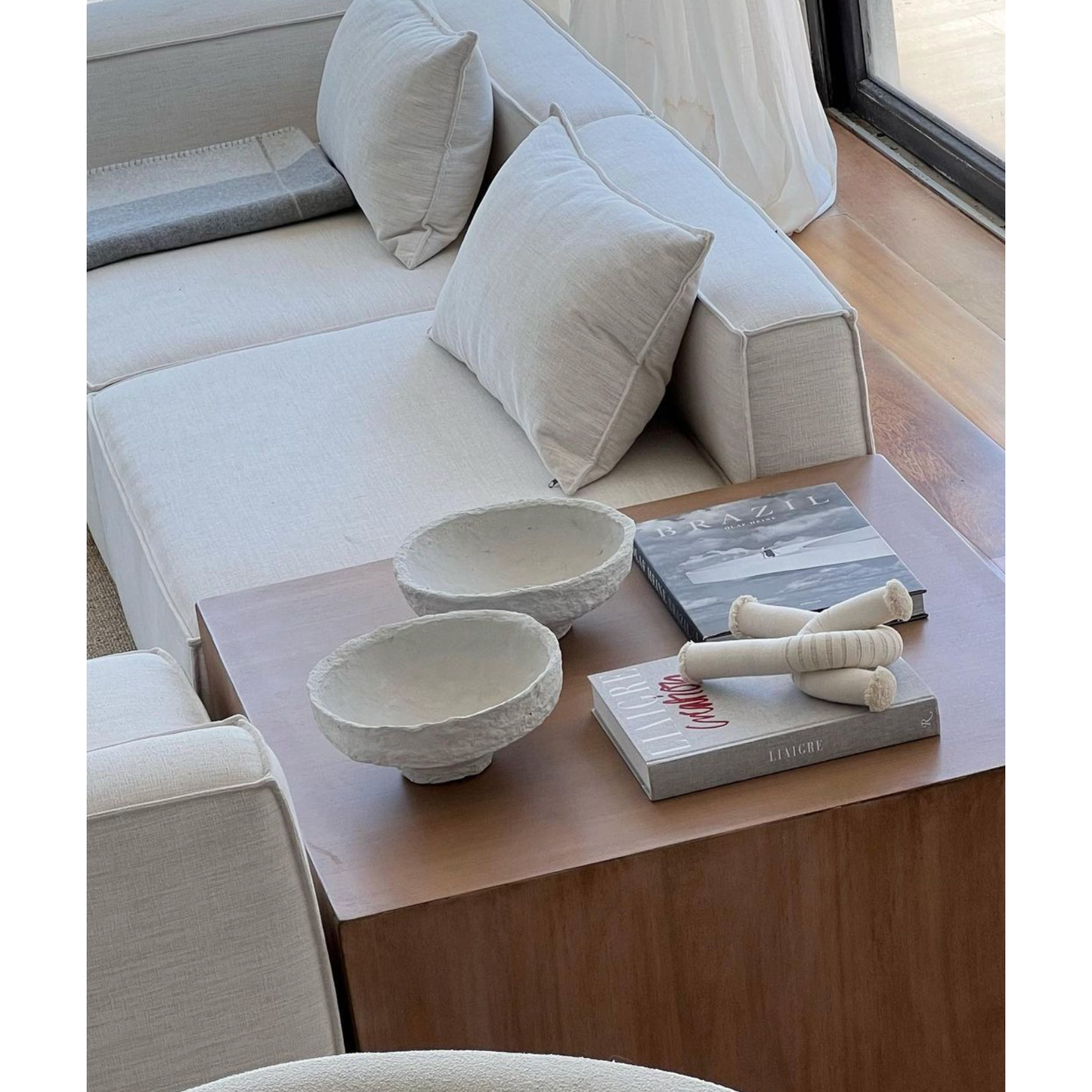 Bowl decorativo - Sahara Cream (Dos tamaños)
