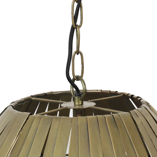Lámpara colgante Cage bronce