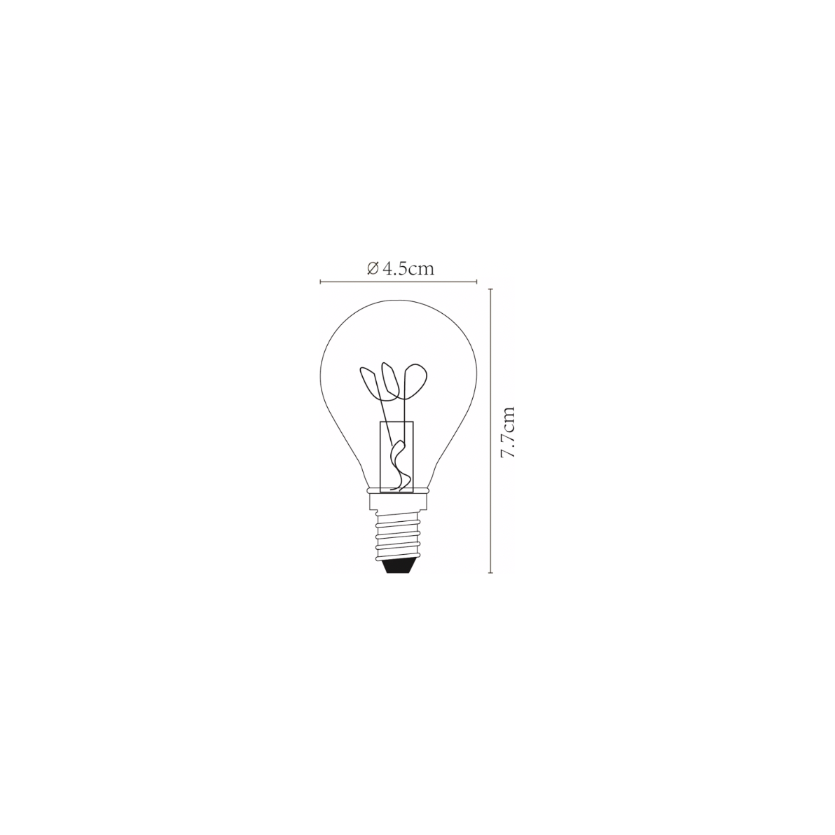 Mini Ampolleta Vintage LED Ambar
