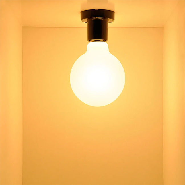 Ampolleta bola G80 opal luz cálida LED 3W E27