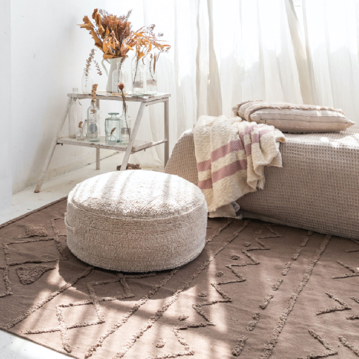 Alfombra Lavable Tribu Café Tierra