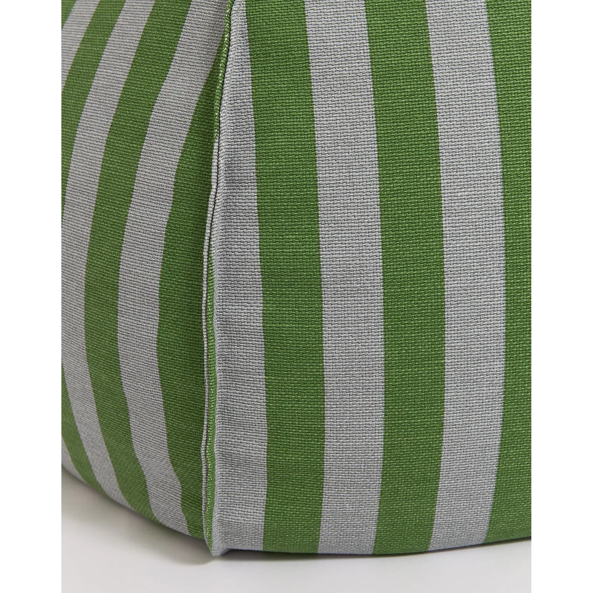 Pouf redondo vibes - Green blue stripes