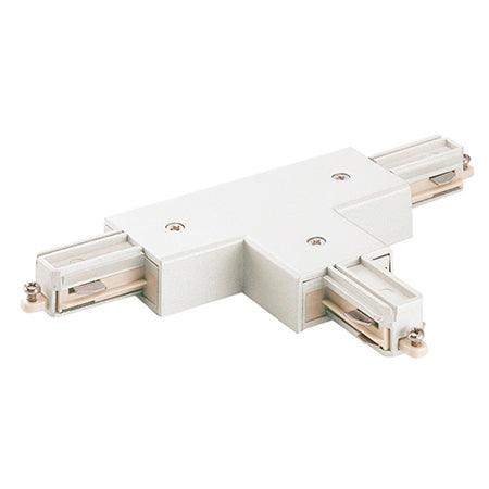 Conector en T para riel blanco - Big Pig Chile