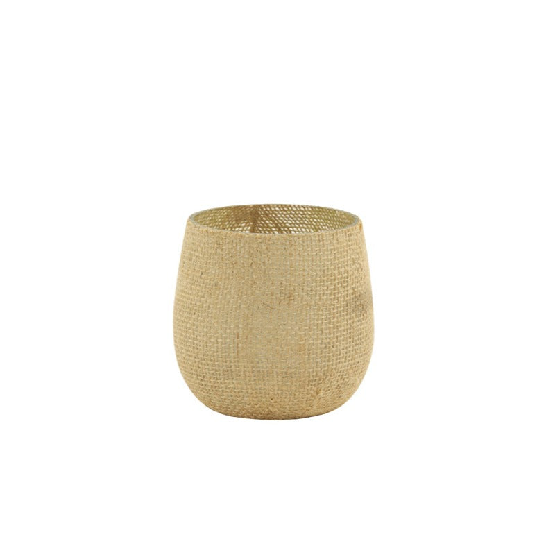 Porta velas Jute - Small (Dos colores)