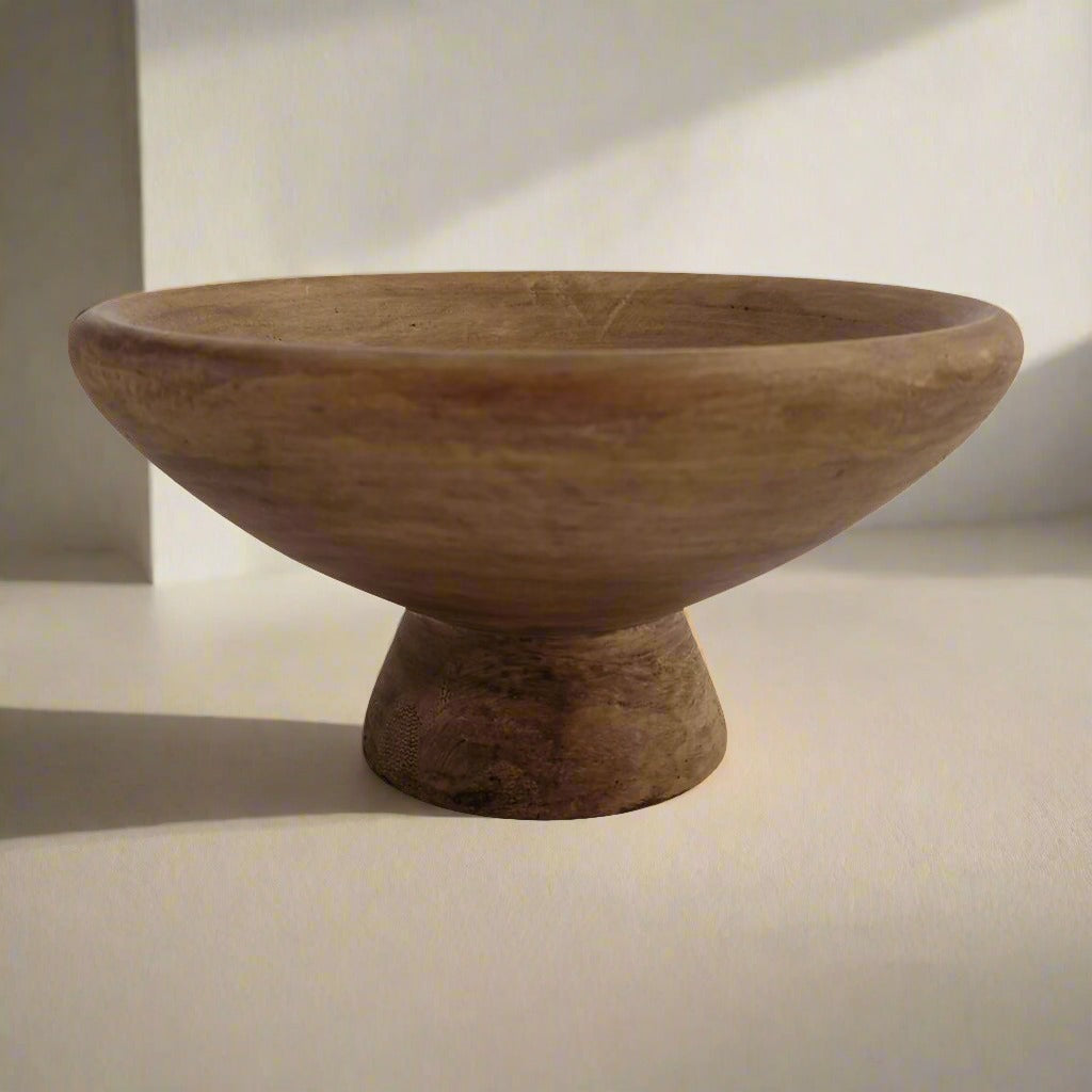 Centro de mesa / Pedestal Madera Brownie