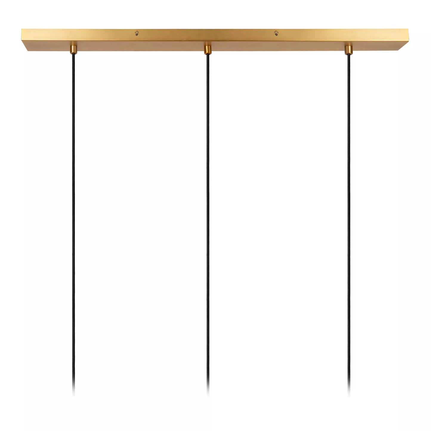 Lámpara colgante triple Sara - Black & Bronze