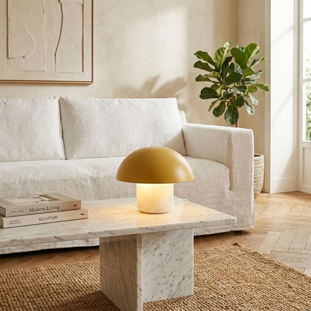 Lámpara sobremesa - Hongo bicolor Ø30x25 cm 2 luces - Big Pig Chile
