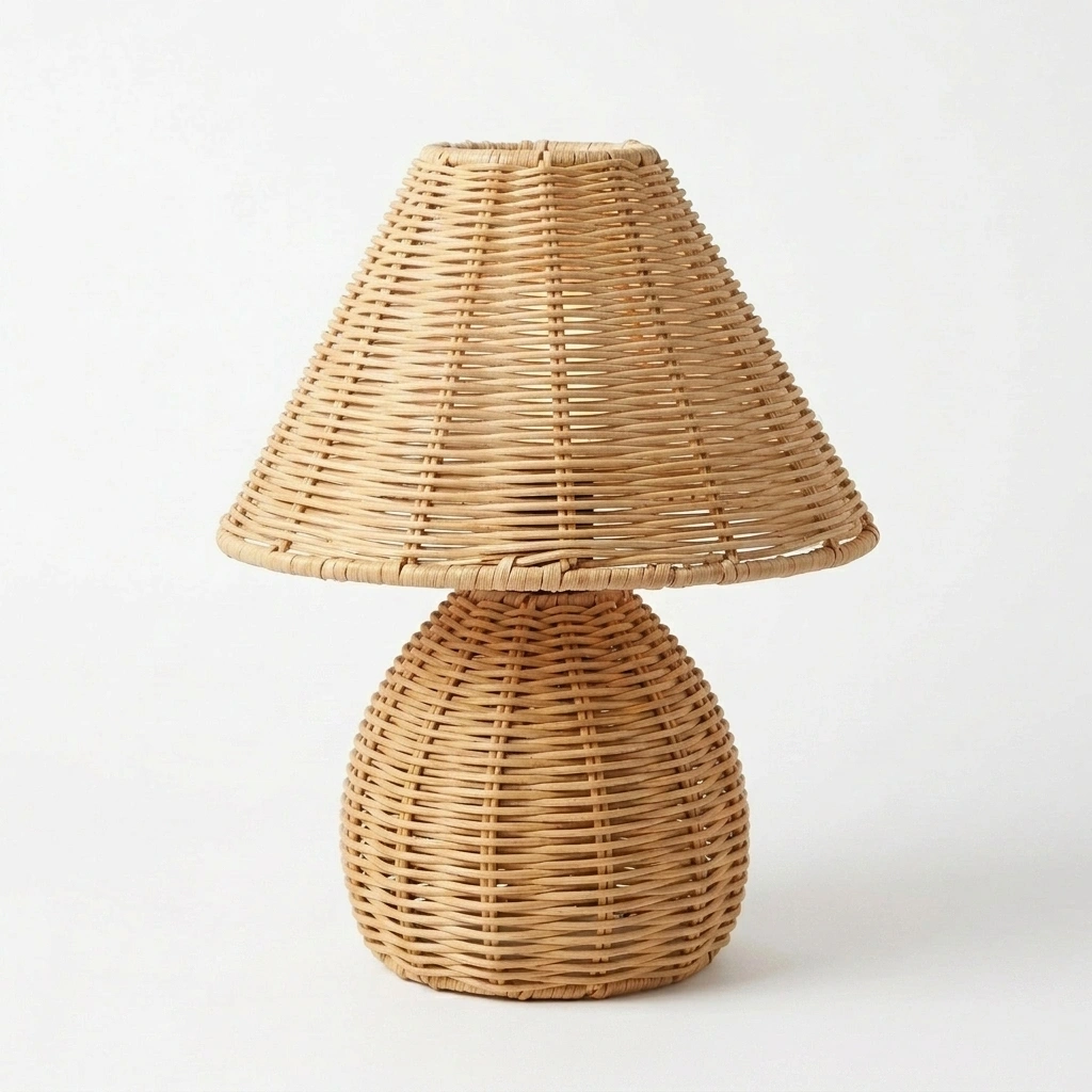 Lámpara sobremesa baby rattan