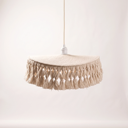 Lampara colgante pompoms