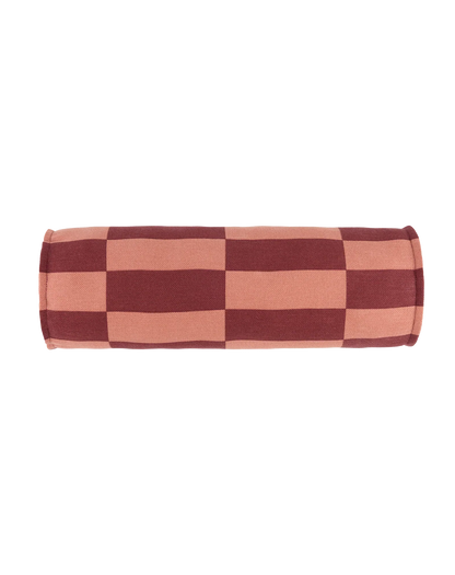 Cojín vibes cylinder - Maroon tiles
