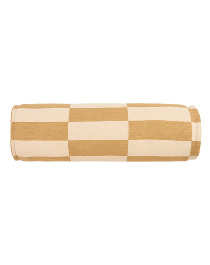 Cojín vibes cylinder - Mustard and sand tiles