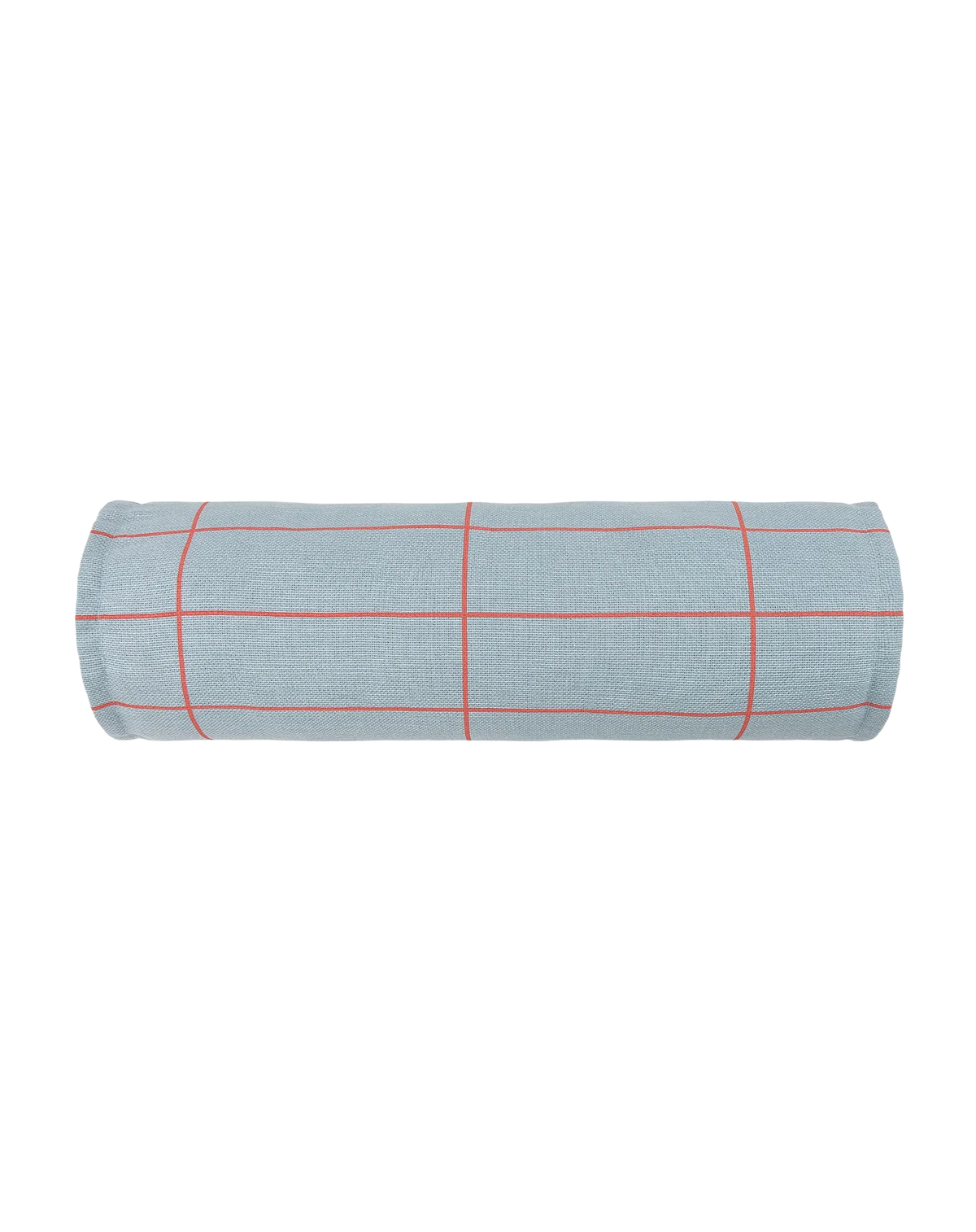 Cojín vibes cylinder - Blue red grid