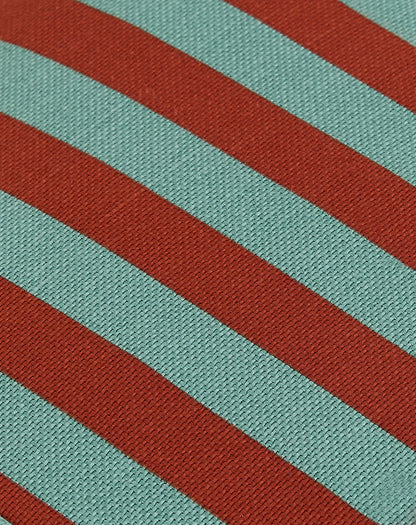 Cojín vibes cylinder - Red teal green stripes