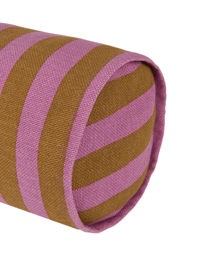 Cojín vibes cylinder - Pink curry stripes