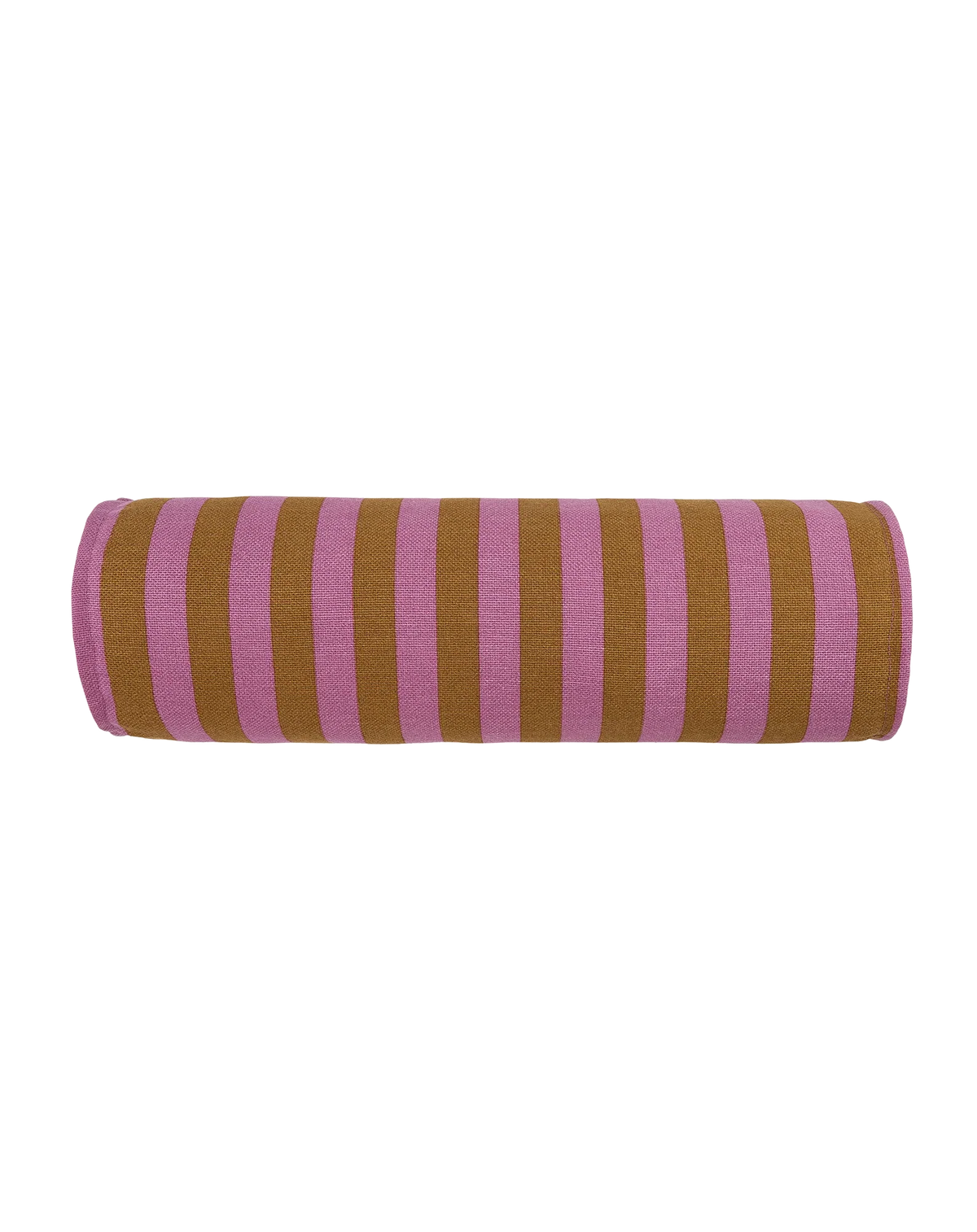 Cojín vibes cylinder - Pink curry stripes