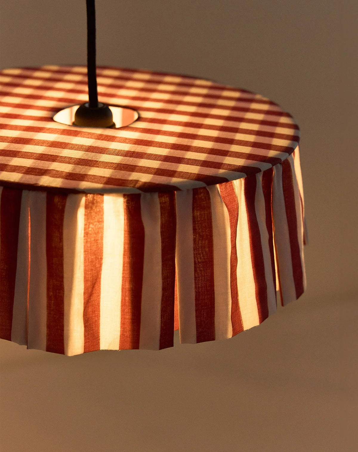 Lámpara colgante Vibes 40 cm - Maroon stripes