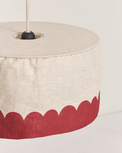 Lámpara colgante Vibes linen 40 cm - Carmine