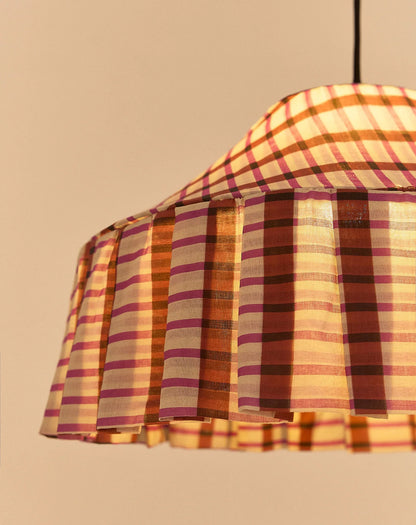 Lámpara colgante Nicole 50 cm - Brown purple mosaic