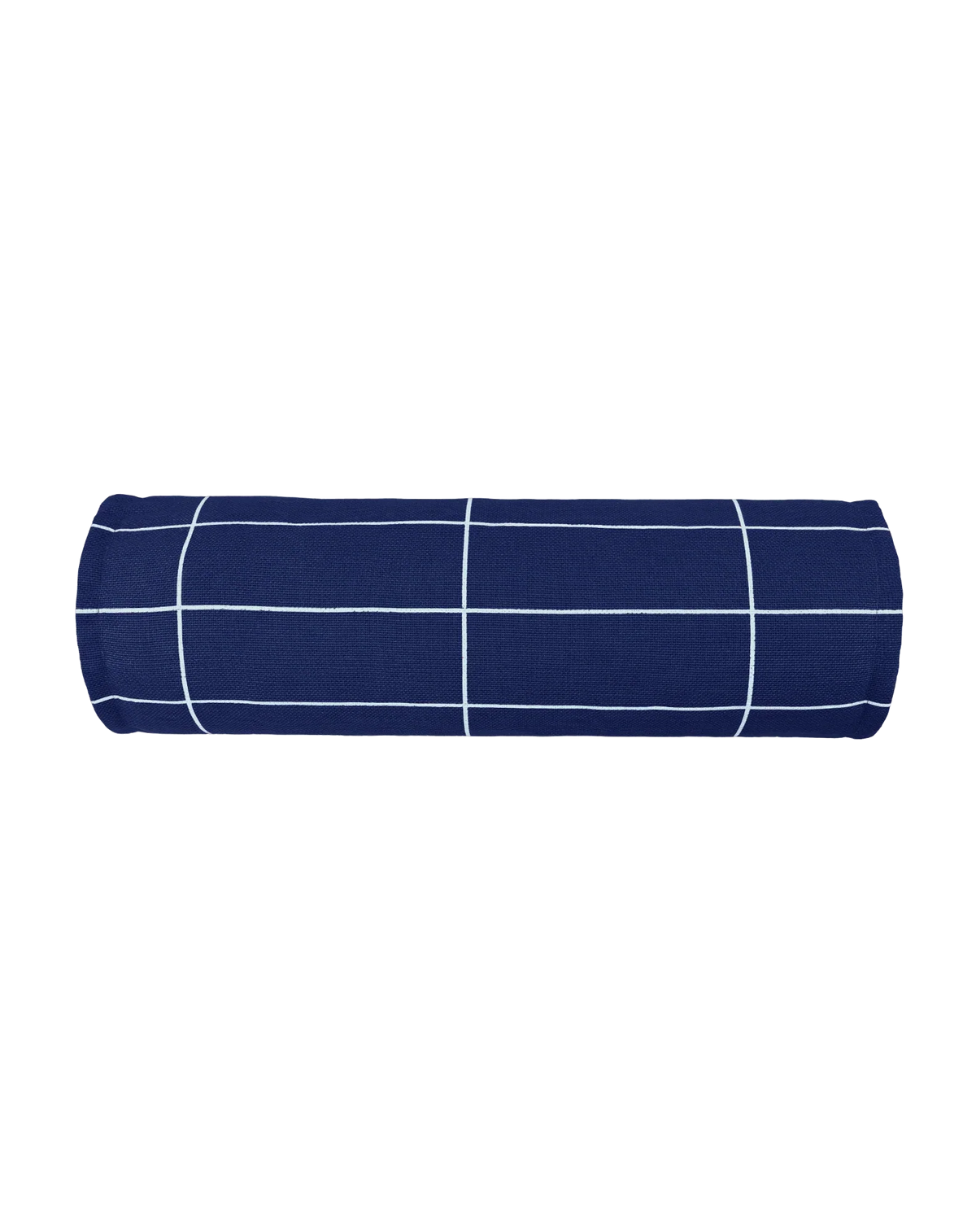 Cojín vibes cylinder - Navy blue windowpane