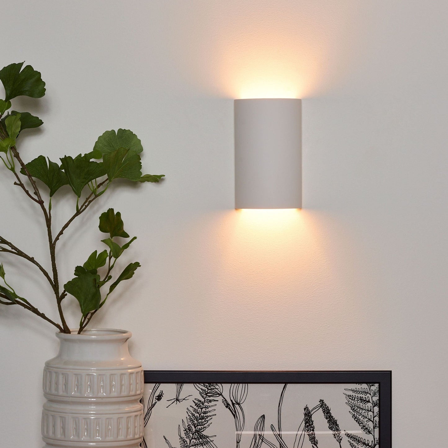 Aplique curvo de Porcelana Gatsby