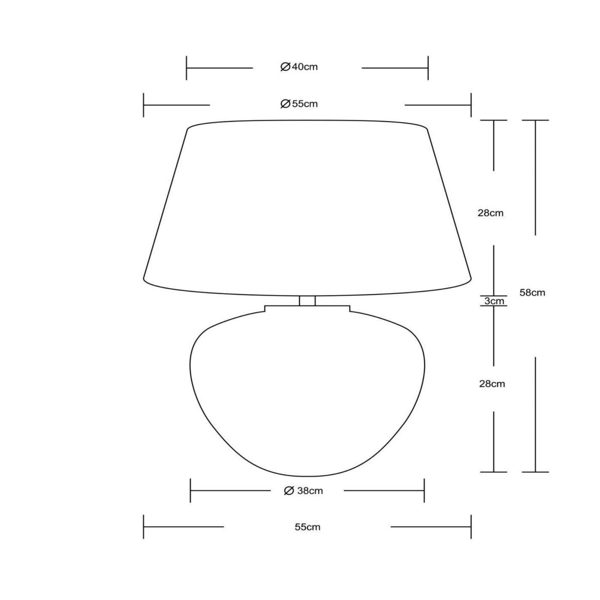 Lámpara sobremesa Ruco