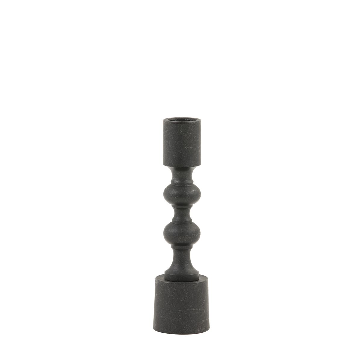 Candelabros madera Babs - Negro mate