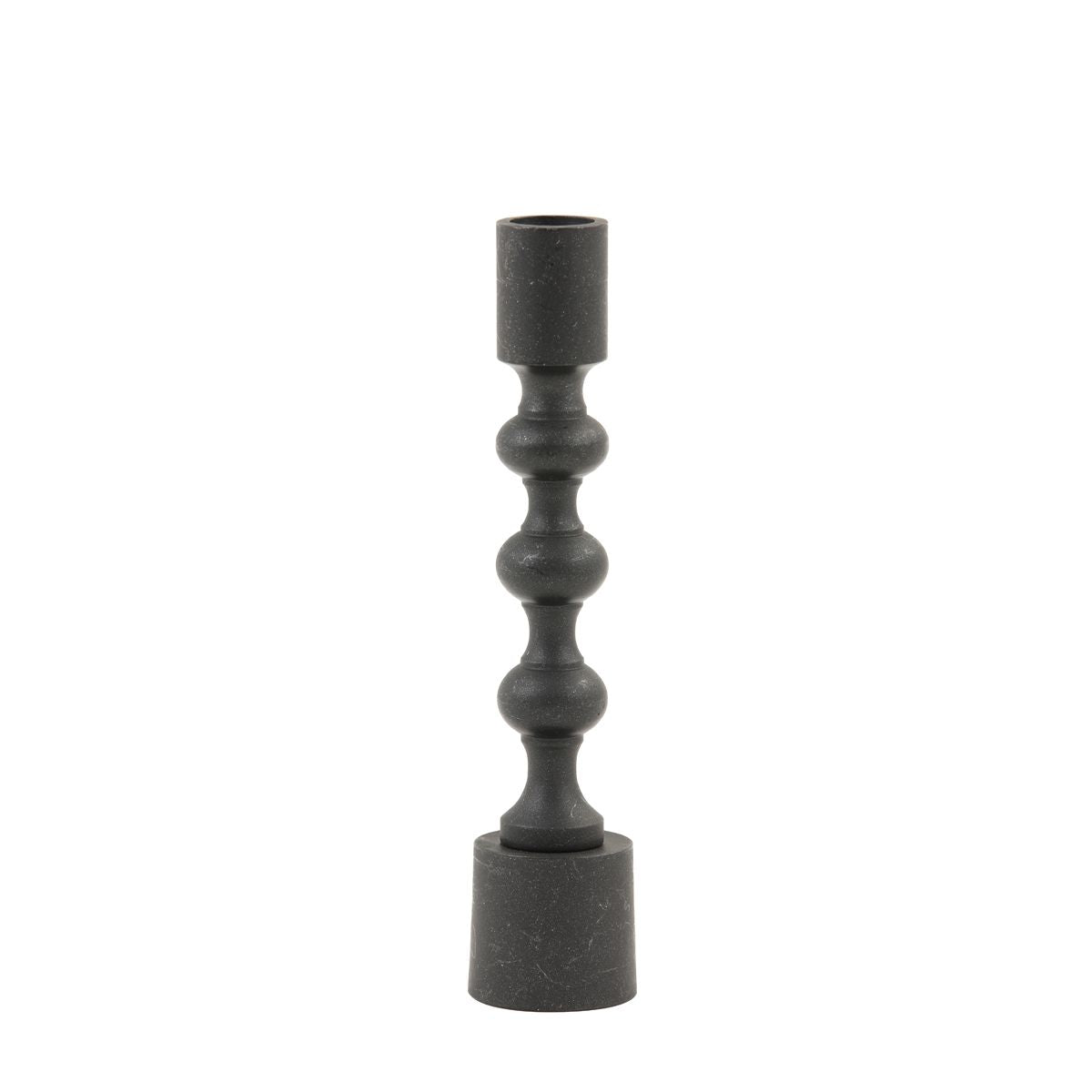 Candelabros madera Babs - Negro mate