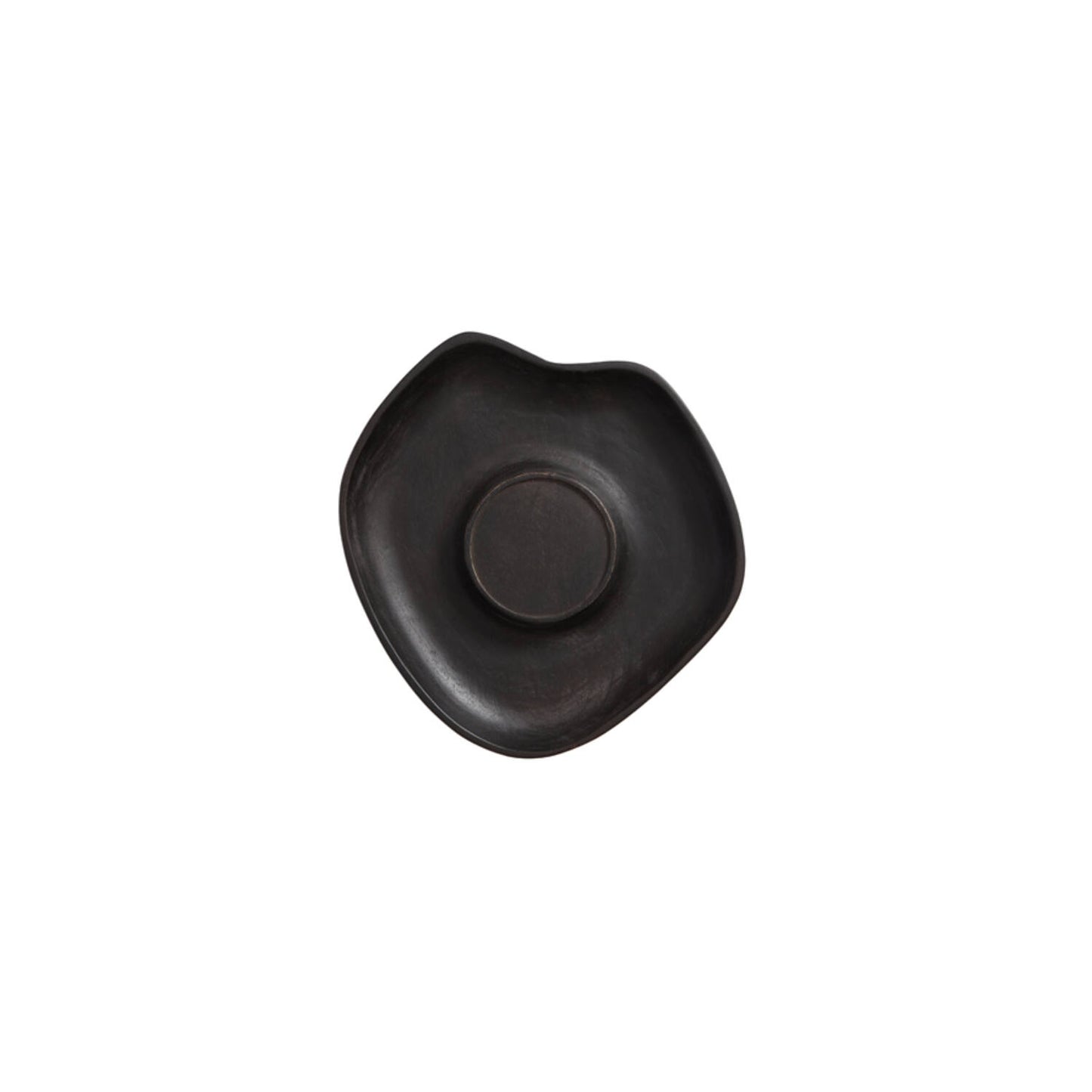 Porta velas Wooden - Dark brown Ø24,5cm
