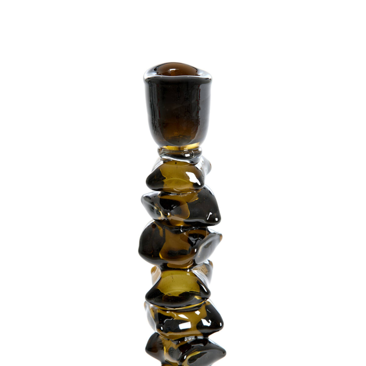 Candelabros Glass olive oil