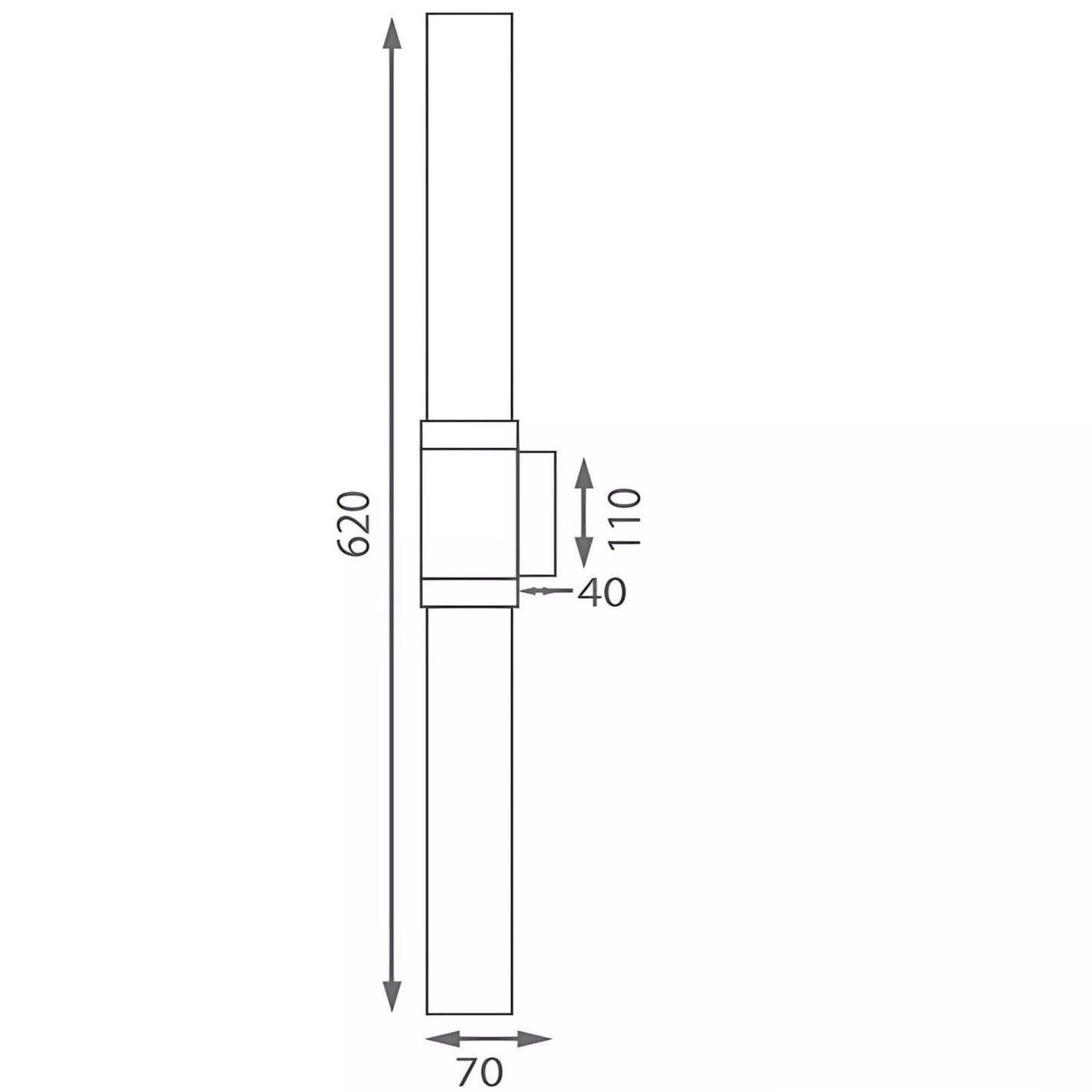 Aplique para baño o exteriores - Bella