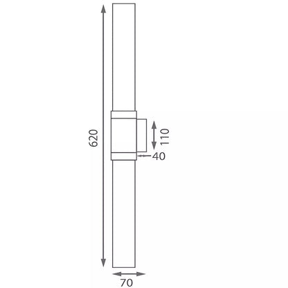 Aplique para baño o exteriores - Bella