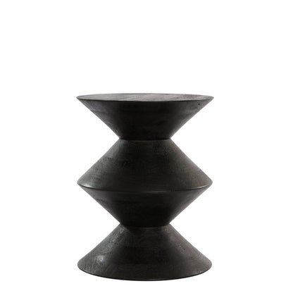 Mesa lateral Zig-Zag - Dark brown - Big Pig Chile