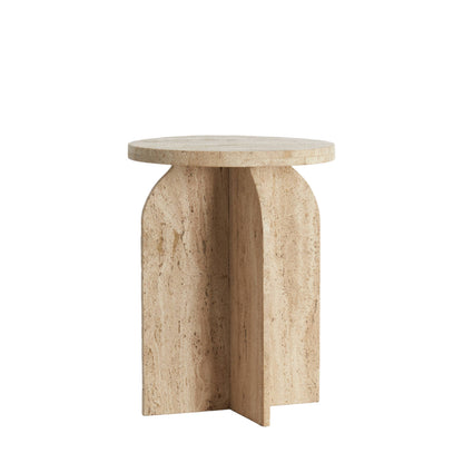Mesa lateral - Travertine retro