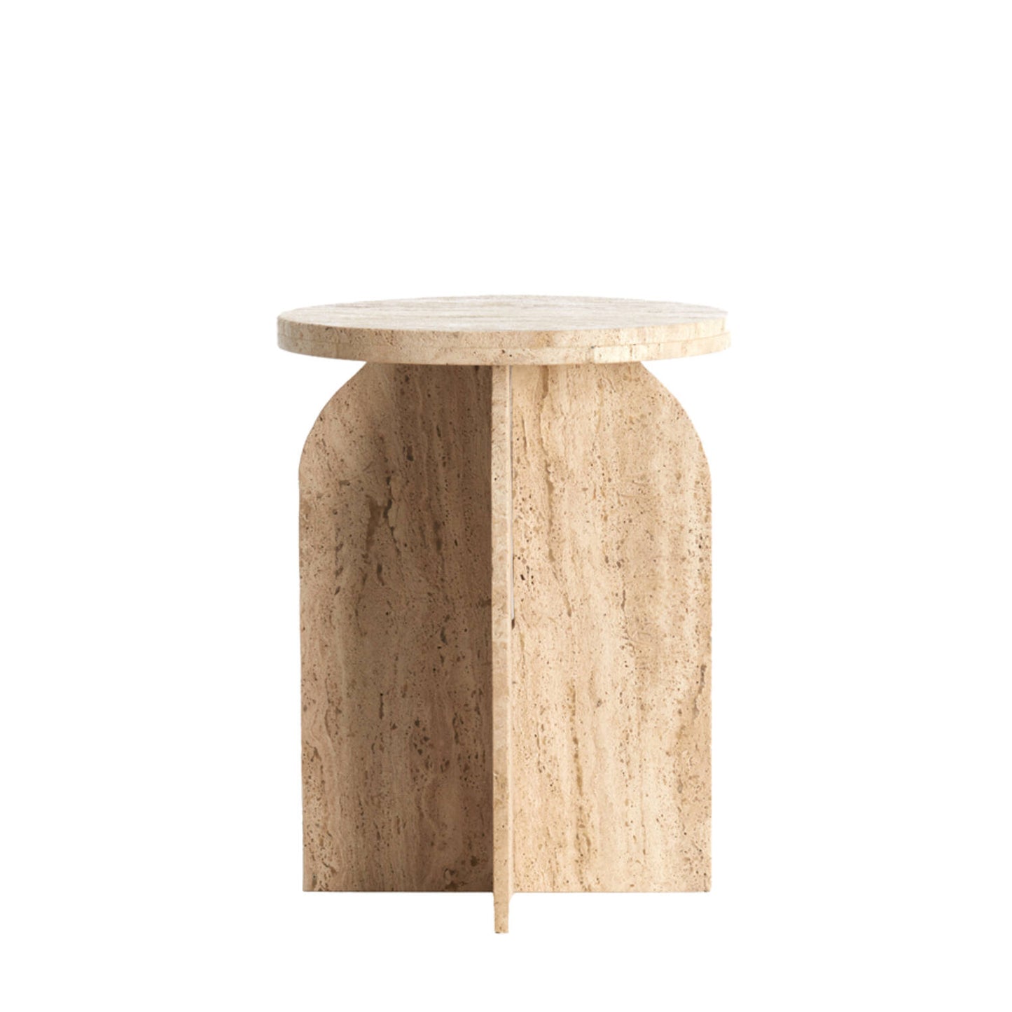 Mesa lateral - Travertine retro