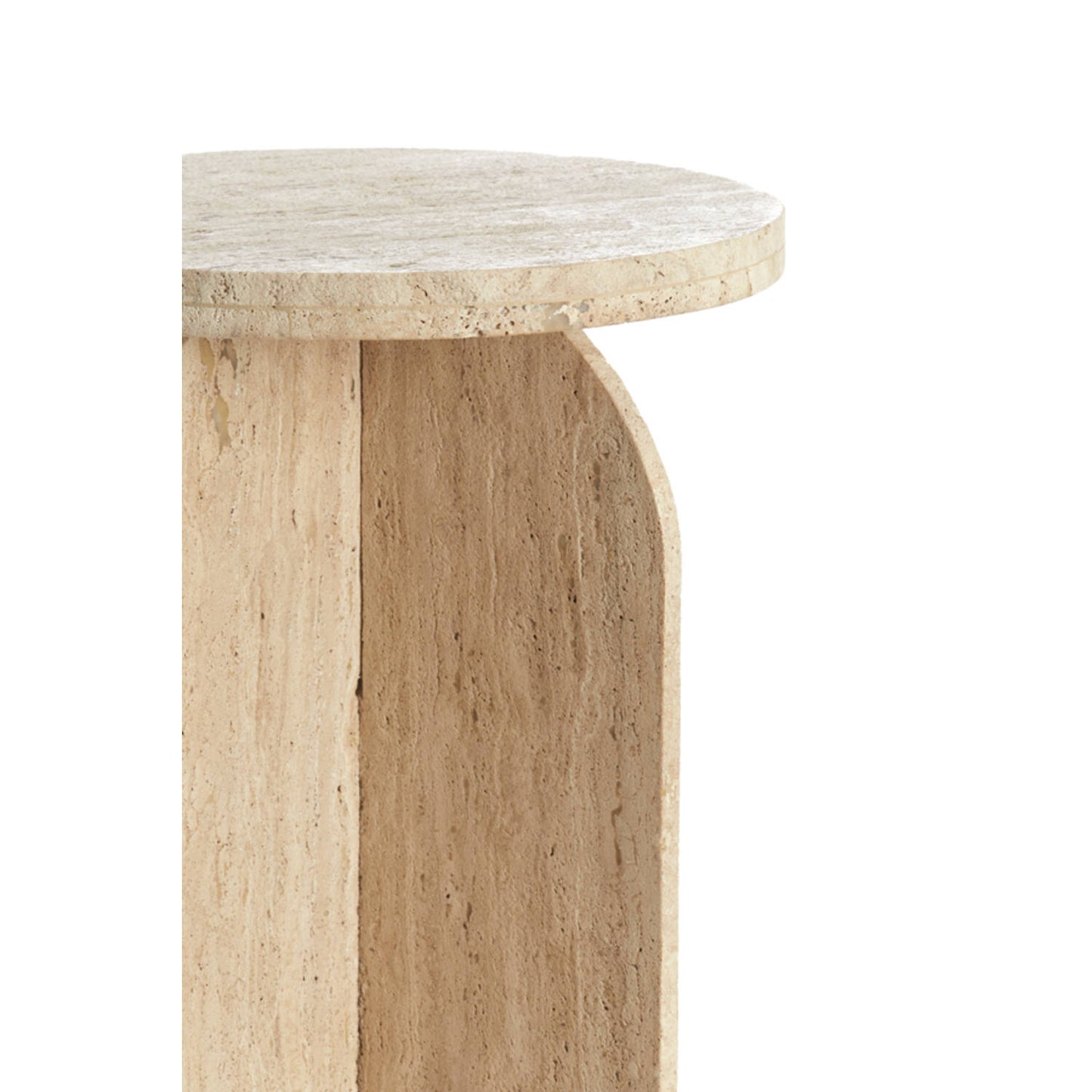 Mesa lateral - Travertine retro