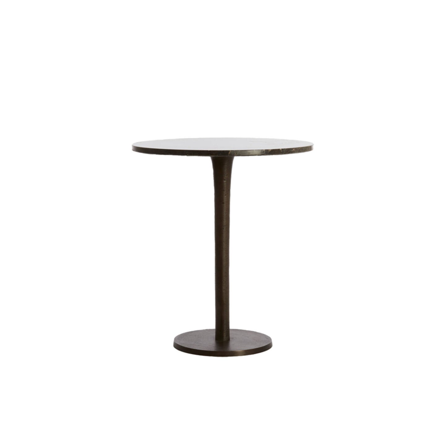 Mesa lateral mármol chocolate