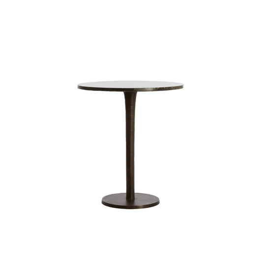 Mesa lateral mármol chocolate