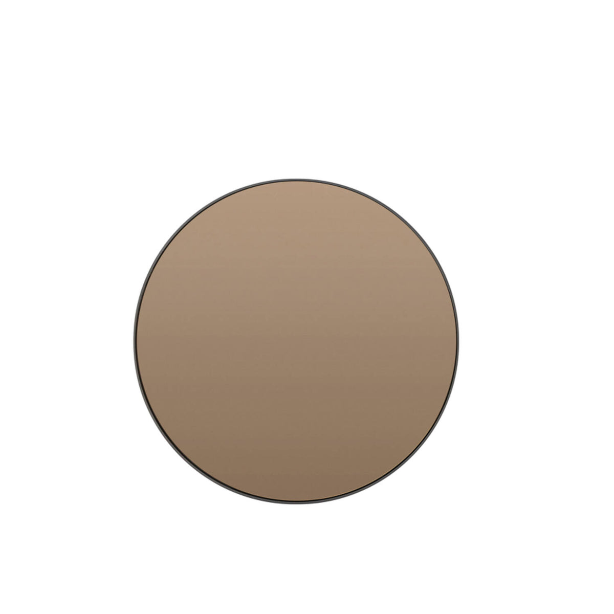 Espejo Brown Ø70 cm + borde black