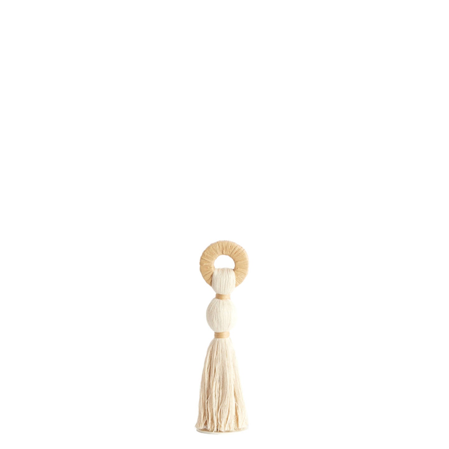 Ornamento raffia Tulum - Cream